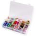 Adjustable 36 Compartment Jewelry Storage Box - Plastic Organizer Container (1 Pack) - Buy Online on SooperMarket.com