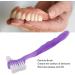 False Teeth Brush Plaque Removal Denture Toothbrush Double Sided Ergonomic Portable Soft Hair for Home Travel for Elderly(Purple) - Buy Online on SooperMarket.com