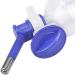 500ml Pet Water Bottle - No Drip Automatic Feeder for Small Animals - Leak Proof, Hanging Dispenser for Dogs, Cats, Rabbits, Hamsters, Hedgehogs - BPA Free, Blue - Buy Online on SooperMarket.com