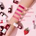 Buy 2 Colors Lip Stain Tint Set - Hydrating Velvet Lipstick Mini - Long Wear Lip Gloss (Strawberry & Cherry - Buy Online on SooperMarket.com