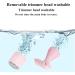 TEMKIN Pink 4-in-1 Nose Hair Trimmer - Portable Electric Ear Nose Beard & Eyebrow Hair Trimming Kit | International Shipping Available - Buy Online on SooperMarket.com