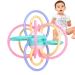 Jingling toothing toys for babies rattles sensory biting toys racial toys for children rattling ball shaking chops for babies to facilitate teething sensory green