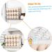 KOMBIUDA Refrigerator Egg Rack Egg Storage Box Plastic Serving Tray Vanity Organizers and Storage Egg Container for Refrigerator Transparent 26X20X10CM - Buy Online on SooperMarket.com