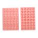 ibasenice 2pcs Candy Mold Cookie Mold Cupcake Molds Cookie Stencils Mini Cake Molds Gummy 20X14.3CM Pink