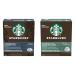 Starbucks By Nespresso Espresso Roast Coffee Pods Dark Roast Nespresso Vertuo Line & By Nespresso Pike Place Roast Coffee Pods Medium Roast Nespresso Vertuo Line Coffee+Roast Coffee Pods