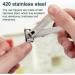 360 Rotating Nail Clippers for Seniors Long Handle Stainless Steel Nail Clippers Heavy Duty Toenail Finger Clippers for Thick Nails (Silver) - Buy Online on SooperMarket.com