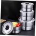 Alipis Box Lunch Box Stainless Steel Airtight Container Canister Storage Container With Cover Storage Jar - Buy Online on SooperMarket.com