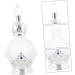 PLAFOPE 1pc Perfume Bottle Scented Cosmetic Sprayer Bottle Refillable Liquid Bottle Empty Perfume Container Mini Spray Bottle Humidifier Empty Glass Composite Material Perfume Rack Travel 9X4X4CM Silver - Buy Online on SooperMarket.com
