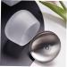 Healeved Nail Art Crystal Cup Decorative Monomer Dish Liquid Containers Manicure Tool Dappen Dish with Lid Nail Art Cleaning Tool Glass Cleaning Cup Stainless Steel Mixing Cup Carved - Buy Online on SooperMarket.com