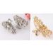 Vintage Metal Rhinestone Hair Claw with Imitation Pearl - Large Size Hair Clip for Women (Gold-A) - Buy Online on SooperMarket.com