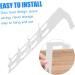 Baluue Towel Holder 2pcs Door Hook Wall Coat Hanger Christmas Wreath Metal Clothes Rack Hooks for Hats Door Hangers for Clothes Hanger 29.5X5CM White - Buy Online on SooperMarket.com