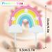 Airfish Rainbow Cake Topper Rainbow Cake Decoration for Happy Birthday Rainbow Theme Cake Supplies for Boys and Girls Party Anniversary Wedding Kids - Buy Online on SooperMarket.com