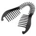 Xiton Flexible Plastic Hair Comb & Banana Clip - Stylish Ponytail Tool for Women & Girls - Perfect for DIY Hairstyles (Black) - Buy Online on SooperMarket.com