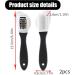 2Pcs Premium 4 Sided Suede Brush for Shoes - Multipurpose Matte Leather Care Tool for Stain Removal and Cleaning Shoes/Boots - Buy Online on SooperMarket.com
