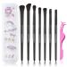 Makeup Brushes Set Professional Premium Synthetic Powder Foundation Blending Eye Shadow Blush Concealers Face Makeup Brush Kit 7eyeshadow brushes with bag