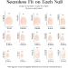 Beetles Press On Short French False Nails - 30PCS White & Nude Full Cover Nails with Glue & Adhesive Tabs - Mini File Included - for Women & Girls - Buy Online on SooperMarket.com