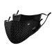P.A.C.Lightweight 2 Pack Premium Community mask mouth & nose mask makeshift mask super thin everyday mask washable up to 90 easy to raise Oeko-Tex 100 reusable unity size white dots + total black