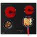 24 inch Bulit-in Electric Radiant Cooktop 4 Burners Stove, Smoothtop Ceramic Glass 240V with 9 Power Setting, Timer Function, and Child Lock