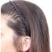 1PC Unisex Wavy Headband Black Hair Band Spring Wavy Metal Hair Band with Long Teeth Hairhoop Sports Headband Headwear Accessories Black 1pc - Buy Online on SooperMarket.com