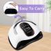 Buy UV LED Nail Lamp 168W - Quick Drying Nail Dryer with 4 Timer Settings & LCD Touch Screen - Compatible with All Gel Types (White - Buy Online on SooperMarket.com