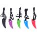 Chew Collar Safety 5 Pack Tooth Shape Anxiety Relief Silicone Sensory Chew Collar Heat Resistant for PDD