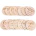 Joy Depot 12-Piece Baby Monthly Wooden Cards and Discs Set for Newborns | Double-Sided Milestone Photo Props | Baby Shower Gift | 0-12 Months Growth Recording - Buy Online on SooperMarket.com