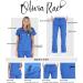 Olivia Rae Women's Elastic Waistband Stretch Scrub Pant - Medium, Jet Black - Buy Online on SooperMarket.com