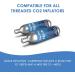 BLUE FLAG 16g Threaded CO2 Cartridges - 5 Pack for Bike Tire Inflators & Pumps | Quick Air Refill for MTB & Road Bikes - Buy Online on SooperMarket.com