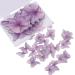 Butterfly Cupcake Topper Asudaro 3D Butterfly Cupcake Toppers Edible Butterfly Cake Cupcake Decoration for Birthday Wedding Fairy Party Butterfly Wall Sticker Decal One Size Purple