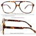 Feizedy Retro 70s 80s Blue Light Filter Glasses for Men & Women - B2888 Turtle Frame 60mm - Anti-Glare PC Gaming & Computer Glasses - Buy Online on SooperMarket.com