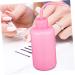 Safety Wash Bottle Set - 2pcs 250ml Eyelash & Dreadlock Cleaning Bottles | Pink Squeeze Water Bottle for Hair & Lab Use - Buy Online on SooperMarket.com