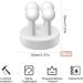 OSORD 8-Pack Silicone Toothbrush Holder & Razor Hooks - Self-Adhesive Multi-Purpose Bathroom Organizers | White - Buy Online on SooperMarket.com