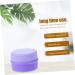ABOOFAN 1 Set Cream Box Small Cream Container Travel Container for Cream Travel Essentials for Vacation Body Butters Portable Cosmetic Holder Make up Purple Storage Box Miss Silica Gel 6.5X6.5X4.5CM Purple - Buy Online on SooperMarket.com