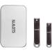 Durable Sharp Nail Clippers Set with Built-in Nail File | Matte Gray | Includes Tin Case - Buy Online on SooperMarket.com
