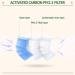 50-Piece Adult Disposable Face Masks - Soft 3-Ply Bulk Pack for Home, Office, School & Outdoors - Elastic Ear Loops - Single Use, Effective, Assorted Solid Colors - Buy Online on SooperMarket.com