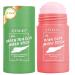 LIYALAN Green Tea Mask Stick and Rose Mask Stick(2 Pack) Deep Cleanse Blackhead Remover Skin Brightening Facial Mask Pore Cleansing GreenTea+Rose