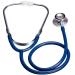 Novamedic Classic Blue Dual Head Stethoscope 22-inch Adult Size Stethoscope for Nurses Doctors ETMs Nursing Homes Cardiac Diagnostic Cardiology and Medical Supplies Kit