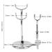 Premium Metal Razor Stand Holder Set - Manual Razor Rack & Shaving Tool Storage Display for Brush & Soap Bowl - Buy Online on SooperMarket.com