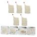 FRCOLOR 20 Pcs Sisal Soap Bags - Exfoliating Natural Soap Saver Pouches for Bathing | Eco-Friendly Soap Holder & Mesh Cleansing Net - Buy Online on SooperMarket.com