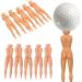 Nude Woman Plastic Golf Tees (Pack of 20) - Sexy Lady Tees for Fun Golf Training - Buy Online on SooperMarket.com
