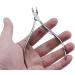 Olakin Set of 2 Stainless Steel Cuticle Nippers and Cutters with Pusher - Ideal for Manicure and Pedicure - Buy Online on SooperMarket.com