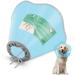 Supet Dog Cone Collar Adjustable Pet Recovery Collar Dog Surgery Cone Protective Dog Cone Collar for Large Small Dogs After Surgery Plastic Dog Cats (Blue XXXL) XS( Neck circumference: 25-28.5 cm) Blue