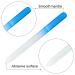 6 Pack Glass Nail Files with Case - Double Sided Crystal Fingernail File Manicure Set for Gentle Nail Care - 6 Colors - Buy Online on SooperMarket.com