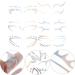 MUSISALY 6pcs Iridescent Eyeliner Face Eye Shadow Stickers Eyebrow Sticker Makeup Sticker Transfer Glue - Buy Online on SooperMarket.com
