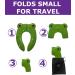 Mighty Clean Baby Folding Travel Potty Seat - Portable Non-Slip Toilet Training Seat for Toddlers with Reusable Travel Pouch - Buy Online on SooperMarket.com