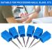 6pcs Tungsten Steel Electric Nail Art Drill Heads | Manicure Grinding Tools - 1.4mm - Buy Online on SooperMarket.com
