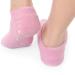 Veewon Moisturizing Gel Socks - Spa Quality with Vitamin E & Oil for Repairing Dry Skin | 2 Pairs Blue & Pink - Buy Online on SooperMarket.com