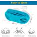 2-in-1 Blue Snoring Stopper: Anti Snoring Nose Clip & Air Purifier | Stop Snoring, Improve Sleep Quality | Men & Women - Buy Online on SooperMarket.com