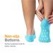 NatraCure Moisturizing Gel Socks - Hydrates Dry Feet, Heels, Calluses, Cuticles - Aqua - Buy Online on SooperMarket.com