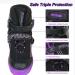 Adjustable Kids Inline Skates | Purple&Black Roller Blades | Light-Up Wheels | Beginner Outdoor & Indoor Skates for Boys & Girls | Medium-Big Kid Size - Buy Online on SooperMarket.com